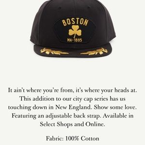 boston ma 1895 hat